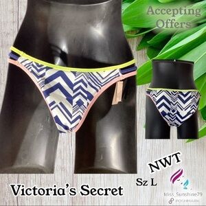 Victoria’s Secret NWT - Sz L - the Strappy cheeky bikini bottom - strap sides